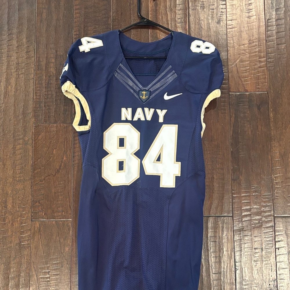 Game Worn USNA Nike Home Jersey